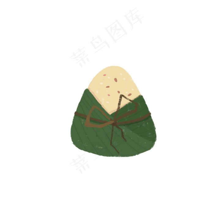 手绘小清新端午节粽子(2000X2000(DPI:300))psd模版下载