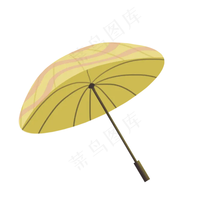 清明节雨伞png素材