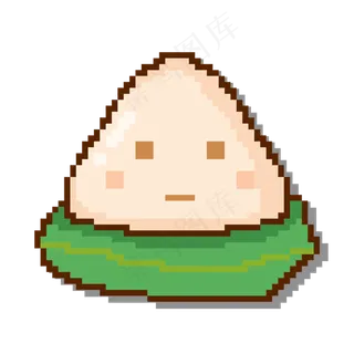 像素风格端午节粽子