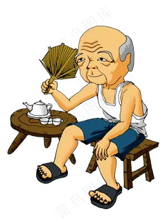 小暑时节喝茶乘凉