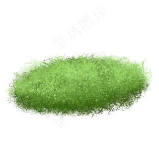 春天小清新绿色整片草丛,免抠元素