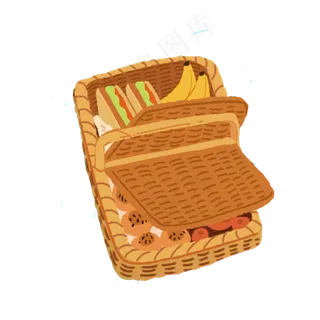 野餐水果三明治素材