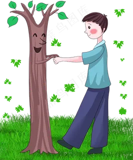 森林系治愈可爱卡通