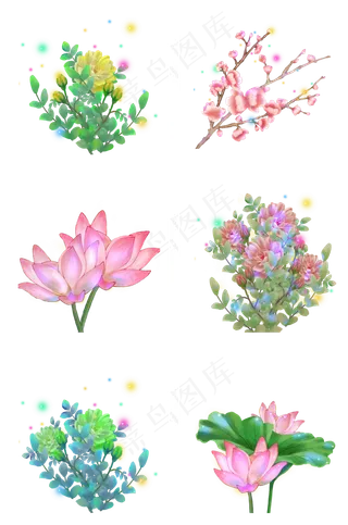 光感梦幻花卉合集