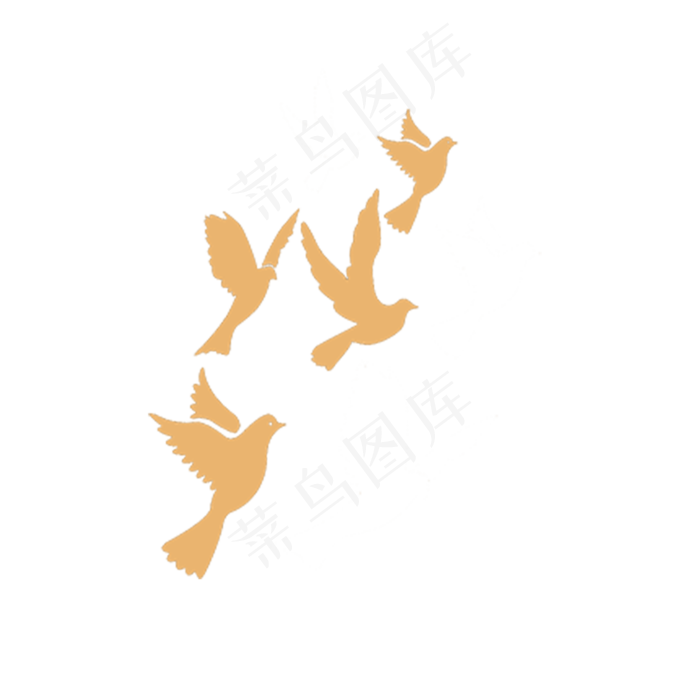 卡通飞鸽,免抠元素