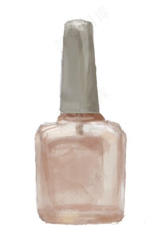 618购物节手绘彩妆指甲油png