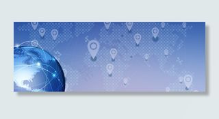 年终晚会商务科技励志大气蓝色banner