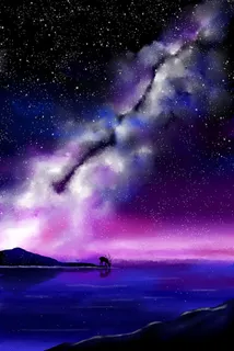 夏日夜空下的小鹿 夏日夜空下的小鹿