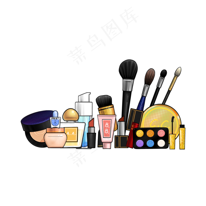 化妆品组合,免抠元素
