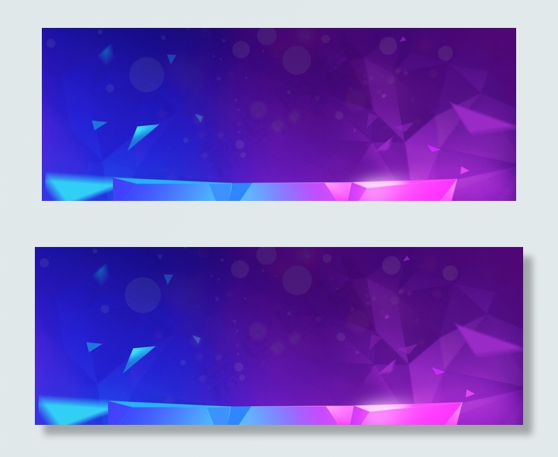 蓝色科技数码线条光束背景banner免费