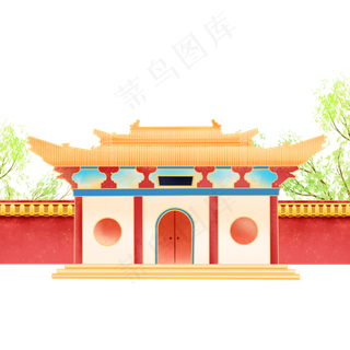 中国风寺庙建筑