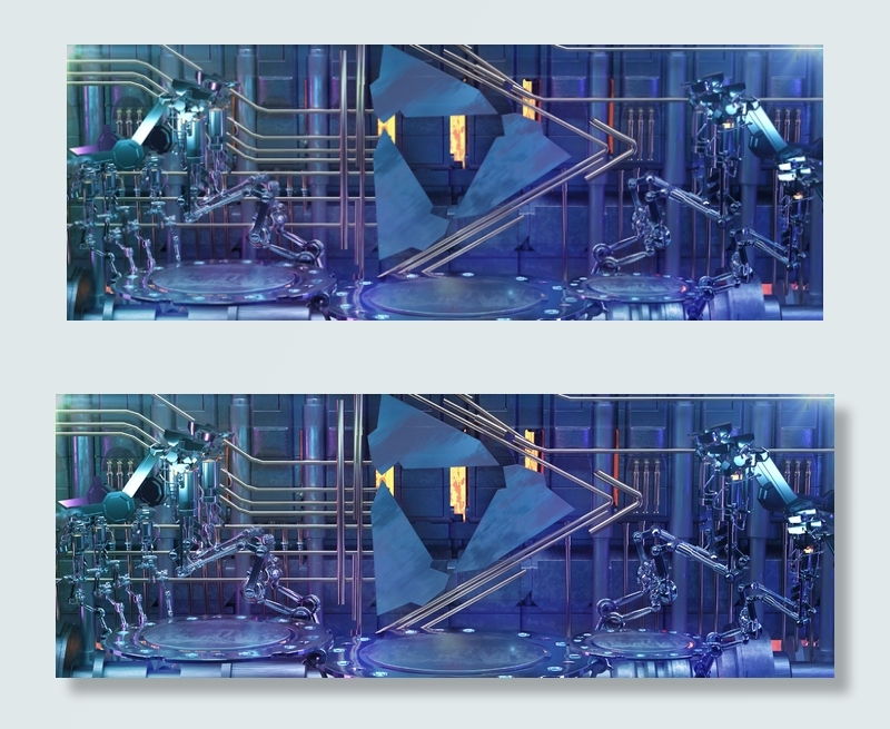 C4D金属数码电子展台