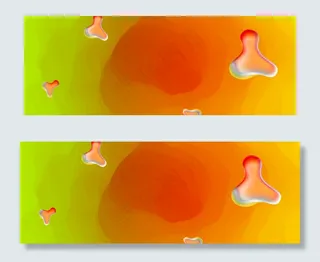 创意合成玫瑰纹理渐变banner