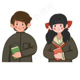 520情侣头像校园男生女生