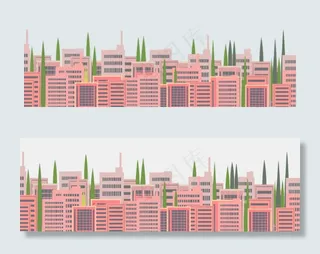 建筑城市区高楼大厦