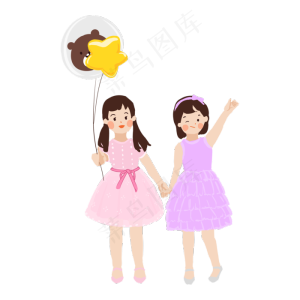 过节的女孩