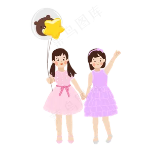 过节的女孩