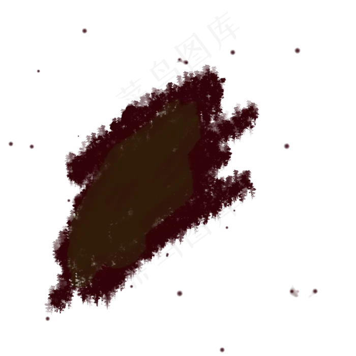墨迹水墨水彩(2000X2000(DPI:300))psd模版下载