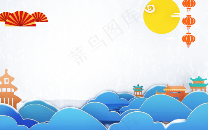 宝塔凉亭祥云(1920X1200(DPI:72))psd模版下载