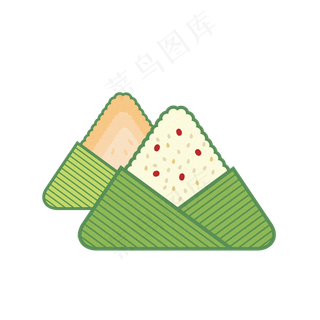 端午节平面的大粽