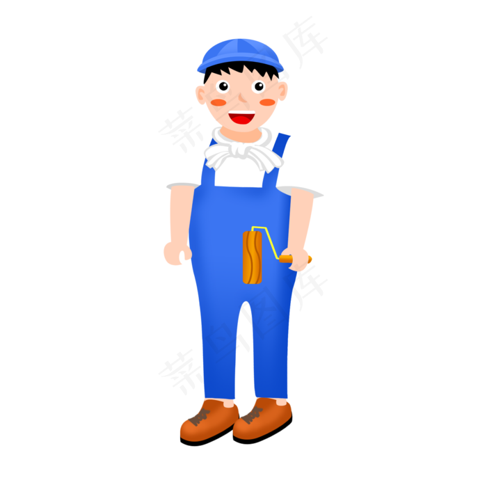 装修工人男士(2000X2000(DPI:300))psd模版下载