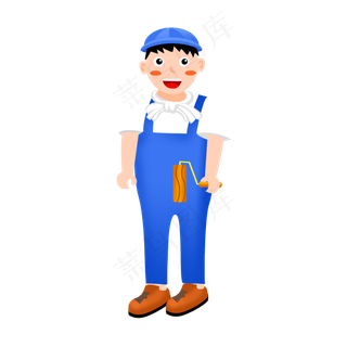 装修工人男士