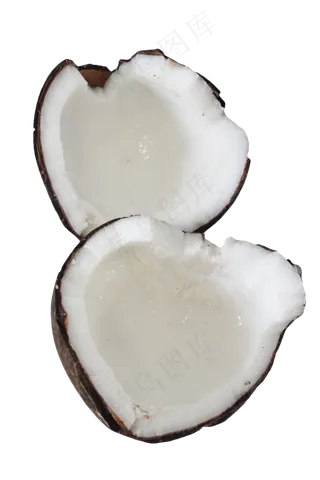 黑棕色美味椰子