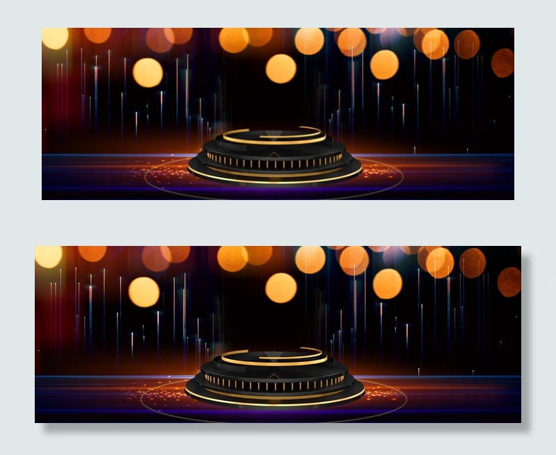 简单黑金促销背景