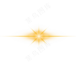 金色酷炫动感多彩光效素材,免抠元素