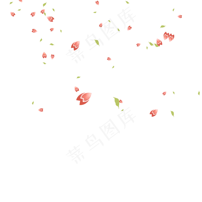 花朵飘落飘散gif动图