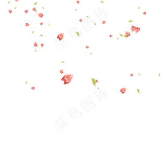 花朵飘落飘散gif动图