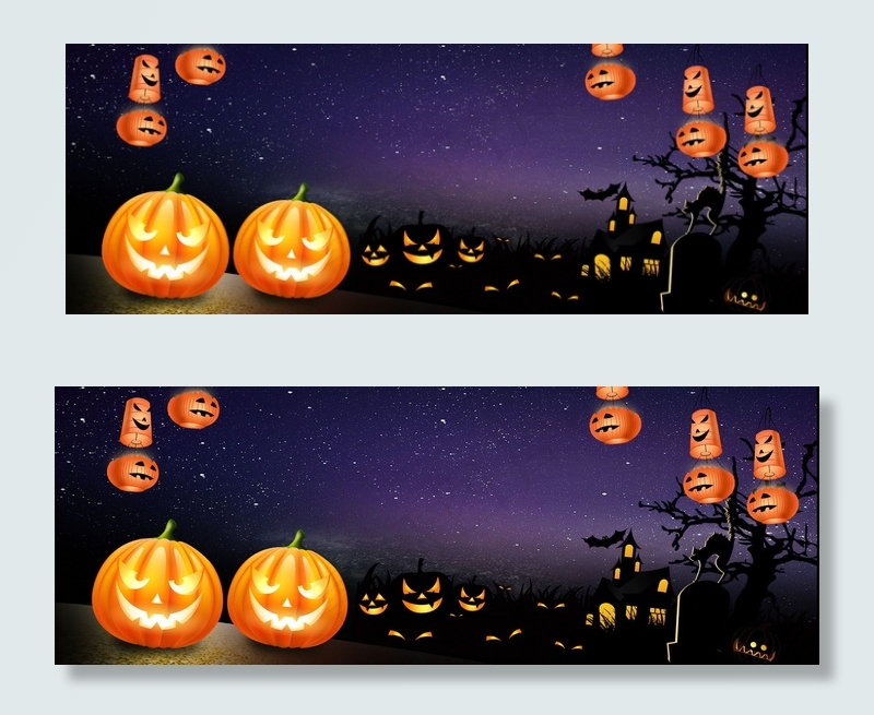 万圣节活动宣传背景