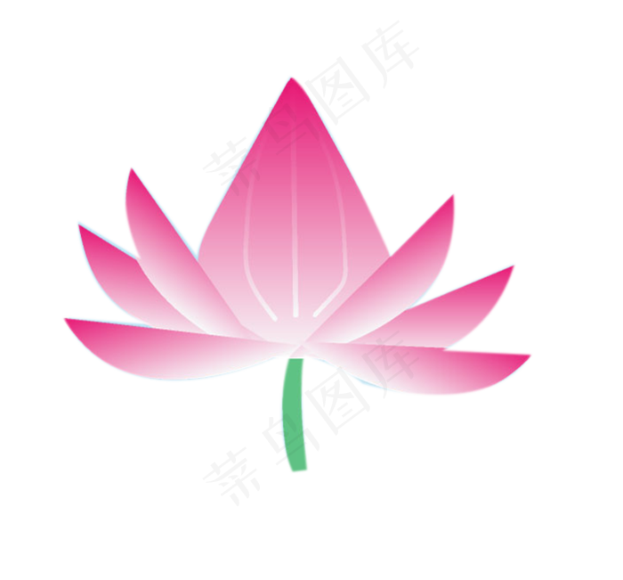 一朵荷花(802X746(DPI:72))psd模版下载