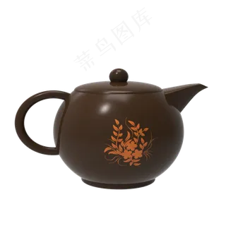 紫砂壶实物免抠素材