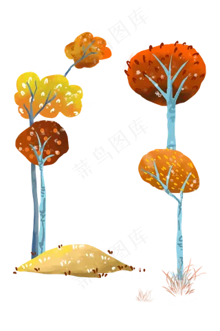 装饰森林边框植物