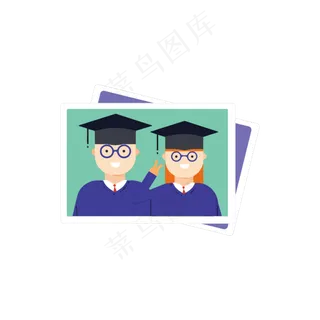 毕业季学士帽照片