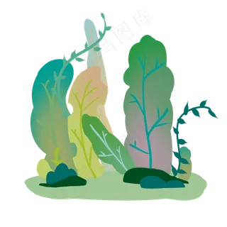 植树节商插环保树木