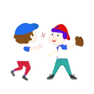 儿童节手绘插画矢量图