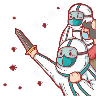 与病毒抗争战斗