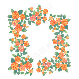 园艺型玫瑰浪漫花环