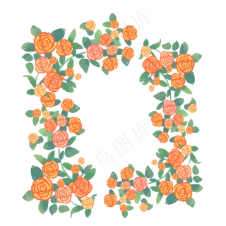 园艺型玫瑰浪漫花环