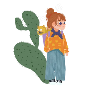 儿童节可爱小女孩