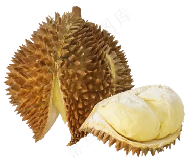 黄色榴莲果肉