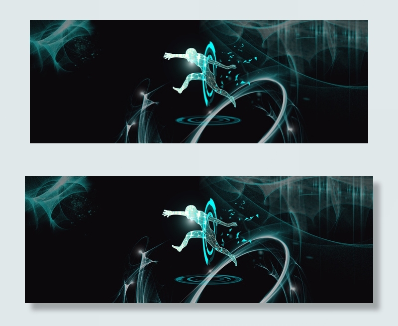 音响耳唛科技风格广告设计背景图