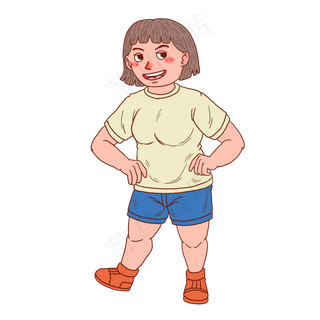 六一儿童节小女孩