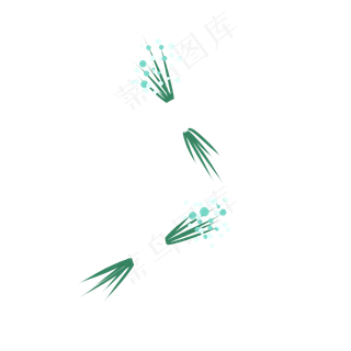 卡通春天绿色植物下载