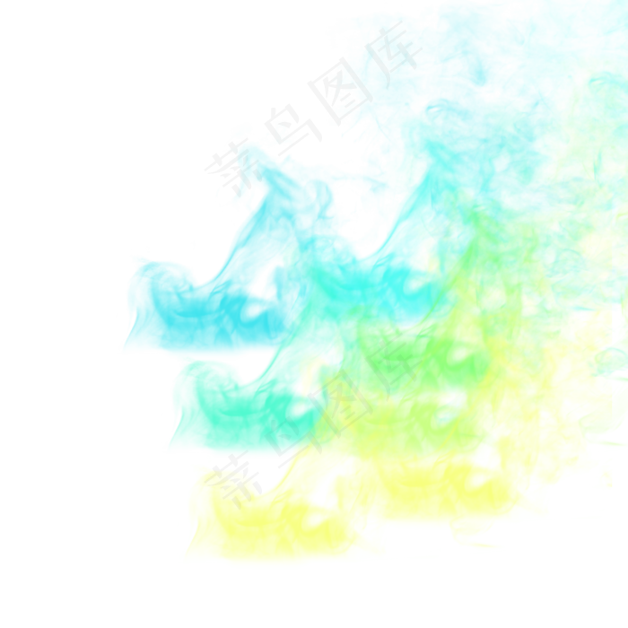 五彩斑斓的海报笔刷矢量图