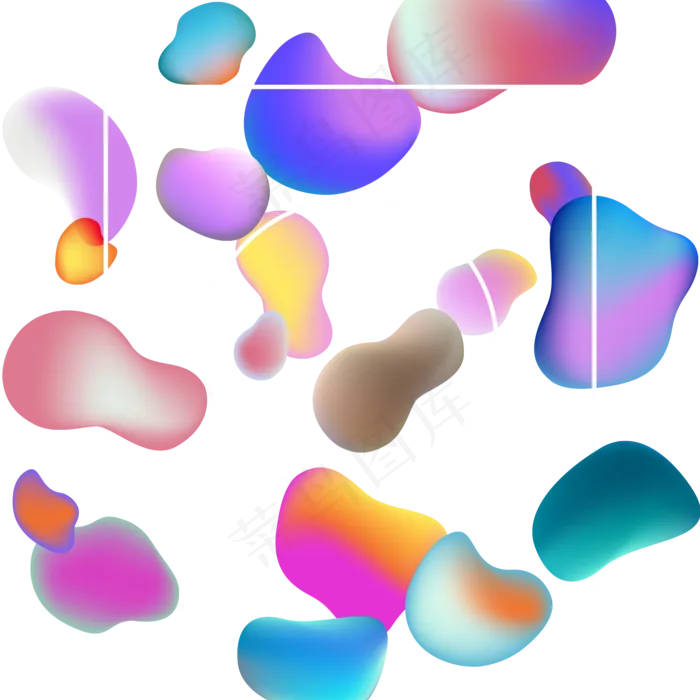 618彩色流体渐变618炫彩流(2000X2000(DPI:300))psd模版下载
