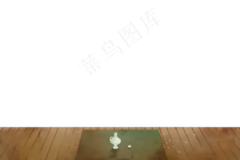 中国风走廊茶桌