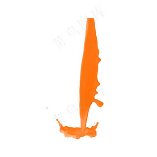 果汁橙汁飞溅,免抠元素